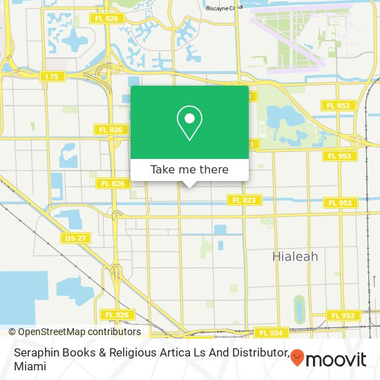 Seraphin Books & Religious Artica Ls And Distributor map