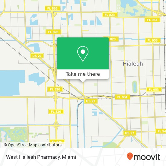 West Haileah Pharmacy map