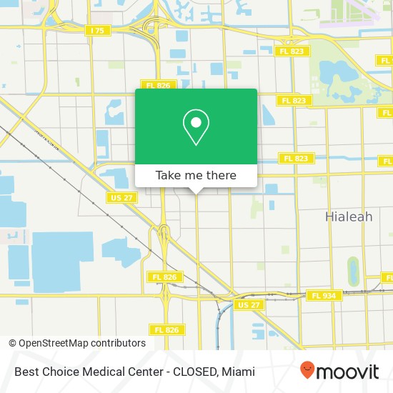 Mapa de Best Choice Medical Center - CLOSED