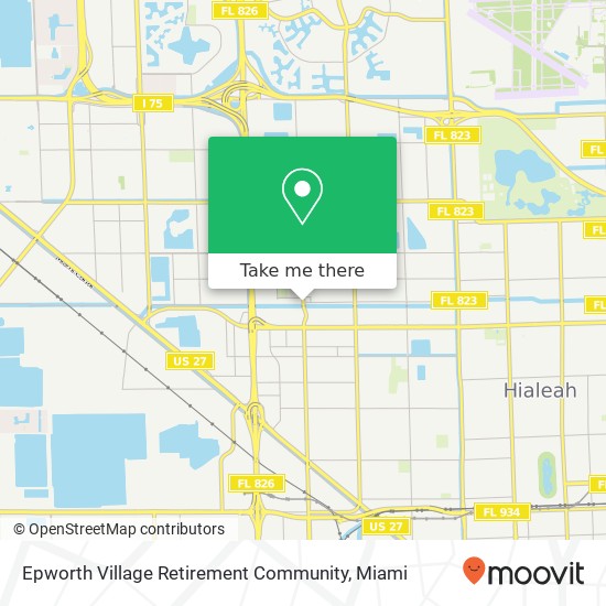 Mapa de Epworth Village Retirement Community