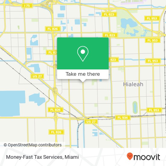 Mapa de Money-Fast Tax Services