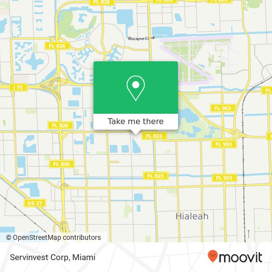 Mapa de Servinvest Corp