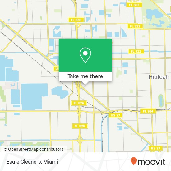 Eagle Cleaners map
