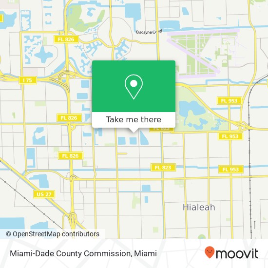 Miami-Dade County Commission map