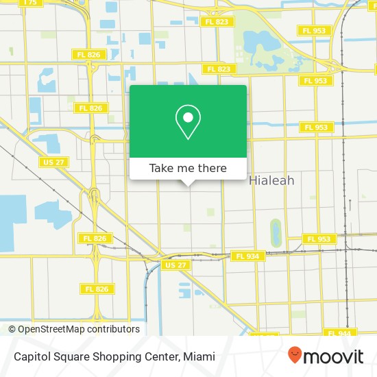 Mapa de Capitol Square Shopping Center