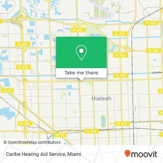 Caribe Hearing Aid Service map