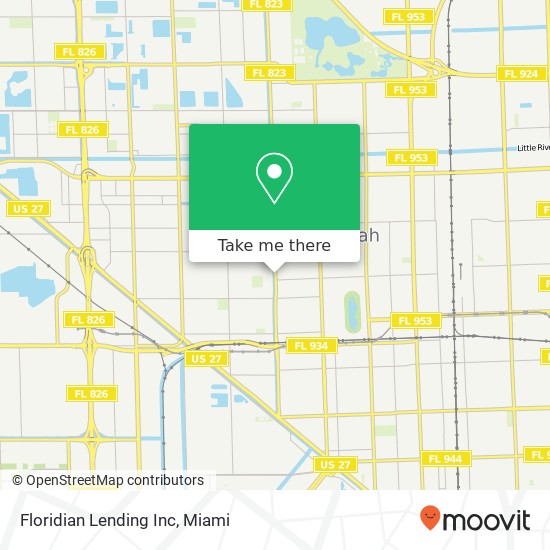 Floridian Lending Inc map