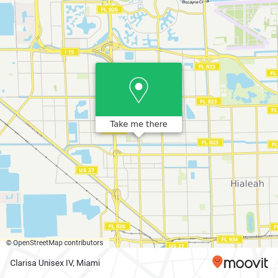 Clarisa Unisex IV map