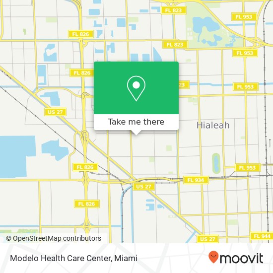 Mapa de Modelo Health Care Center