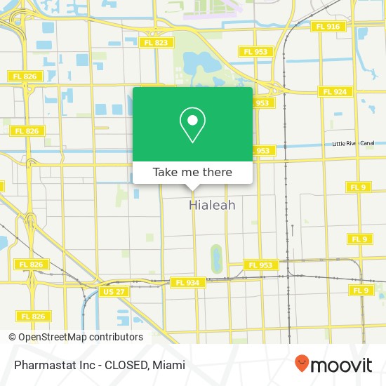 Pharmastat Inc - CLOSED map