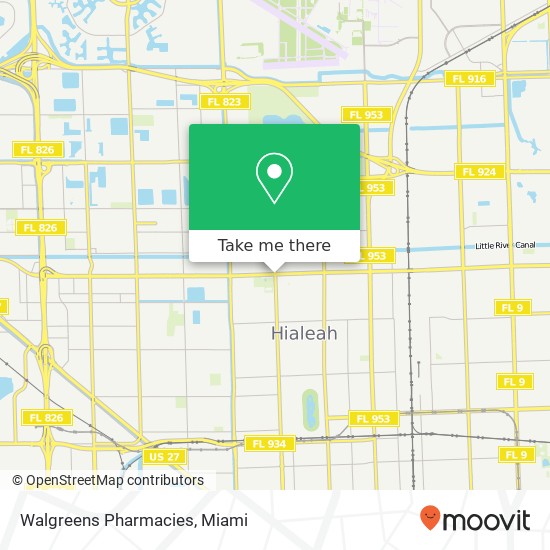 Walgreens Pharmacies map