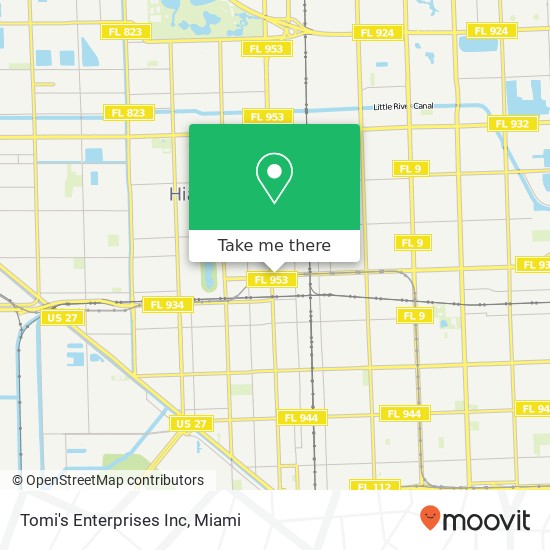 Tomi's Enterprises Inc map