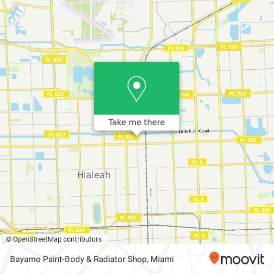 Bayamo Paint-Body & Radiator Shop map