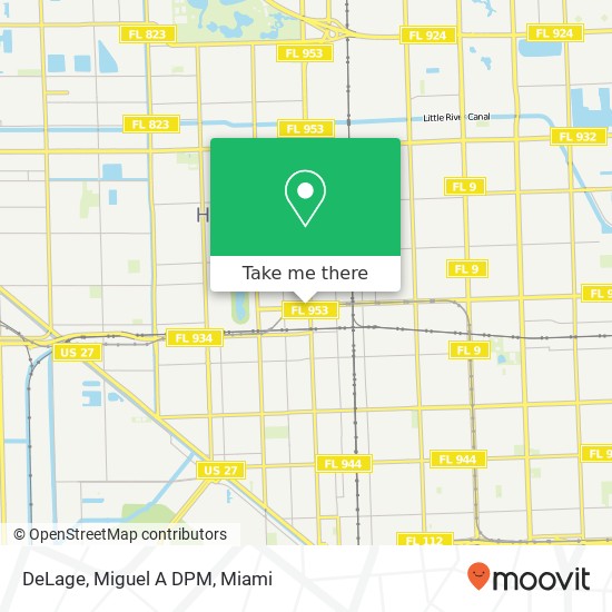 DeLage, Miguel A DPM map