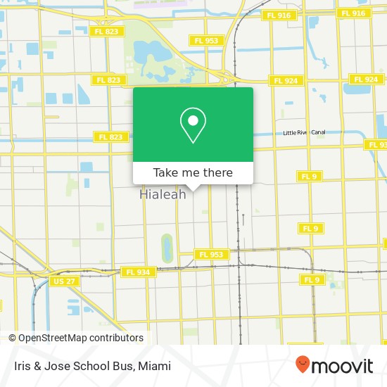 Mapa de Iris & Jose School Bus