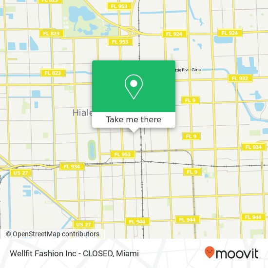 Mapa de Wellfit Fashion Inc - CLOSED