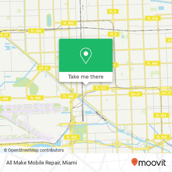 All Make Mobile Repair map