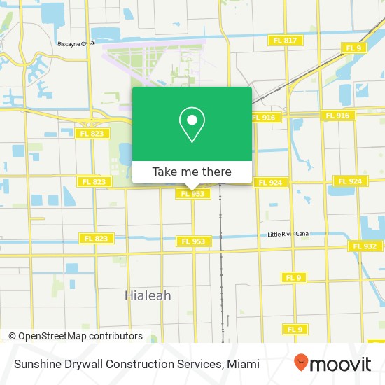 Sunshine Drywall Construction Services map