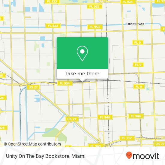 Unity On The Bay Bookstore map