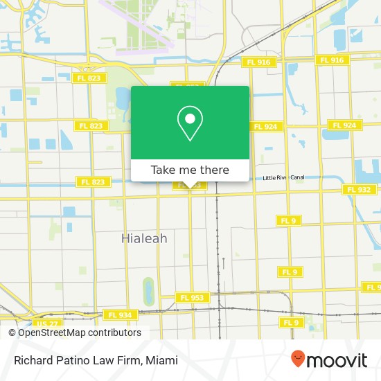 Mapa de Richard Patino Law Firm
