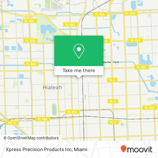 Xpress Precision Products Inc map