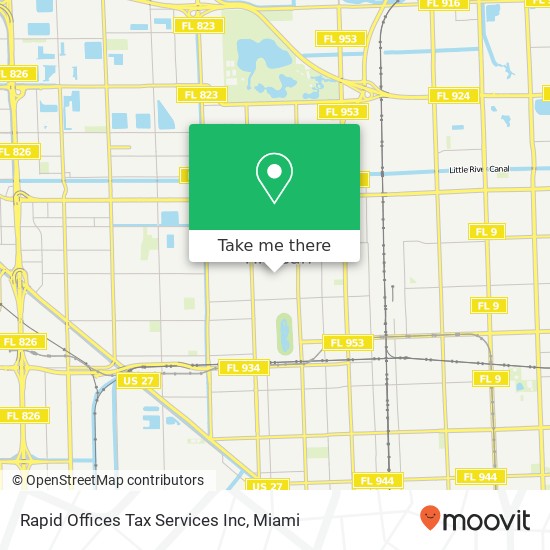 Mapa de Rapid Offices Tax Services Inc