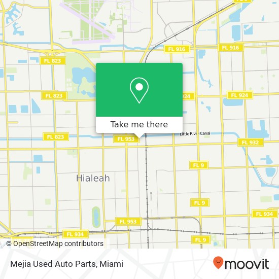 Mejia Used Auto Parts map