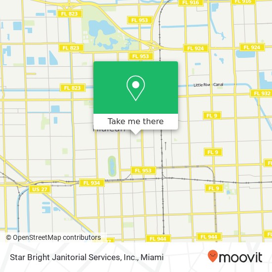 Mapa de Star Bright Janitorial Services, Inc.