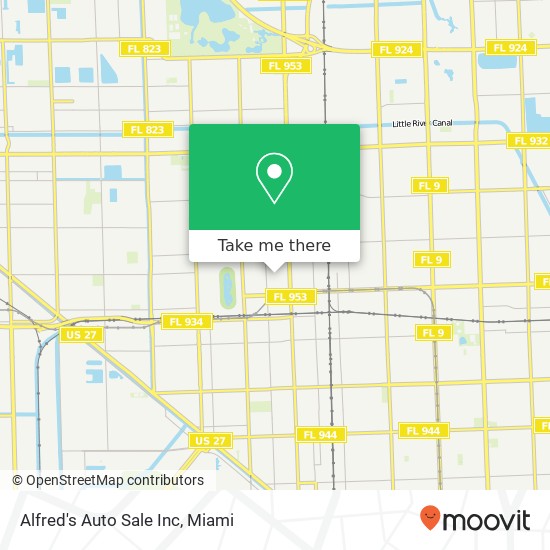 Alfred's Auto Sale Inc map