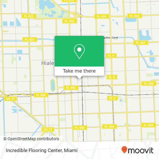 Incredible Flooring Center map