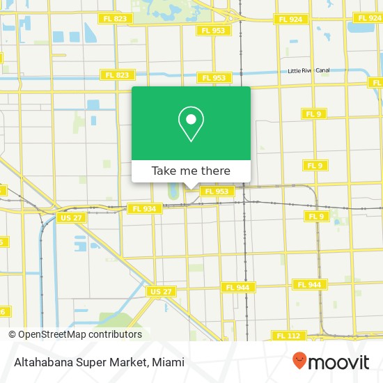 Mapa de Altahabana Super Market