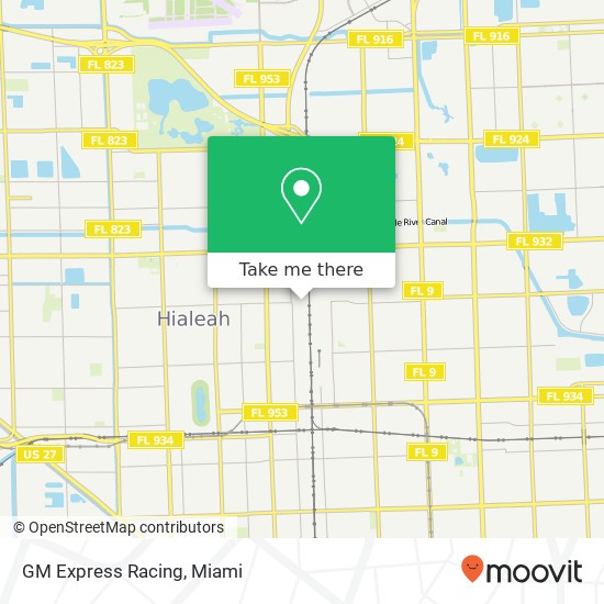 GM Express Racing map