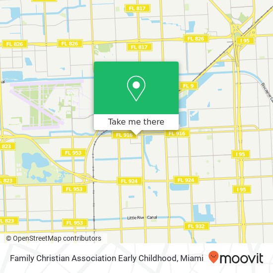 Mapa de Family Christian Association Early Childhood