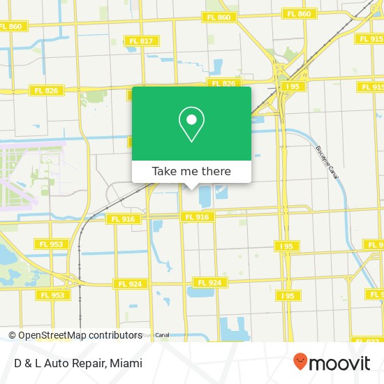 D & L Auto Repair map
