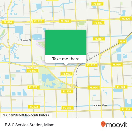 Mapa de E & C Service Station