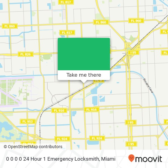 Mapa de 0 0 0 0 24 Hour 1 Emergency Locksmith