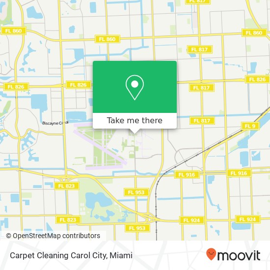 Carpet Cleaning Carol City map