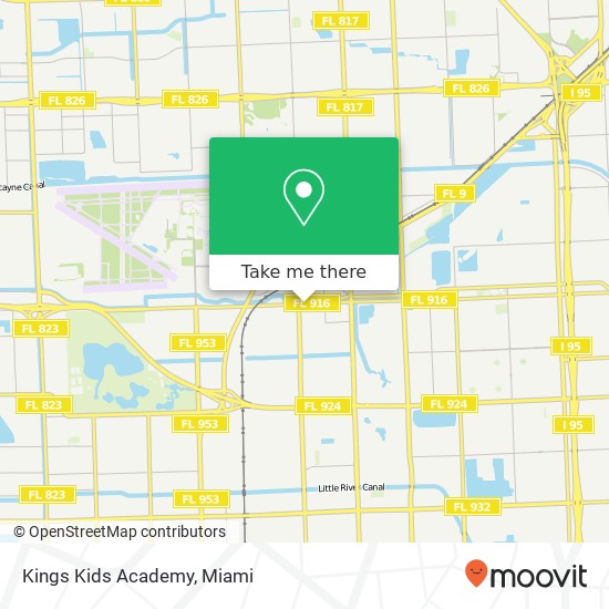 Mapa de Kings Kids Academy