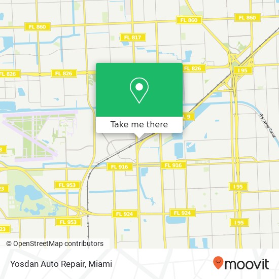 Yosdan Auto Repair map