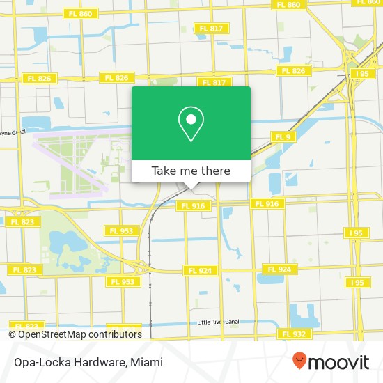 Mapa de Opa-Locka Hardware