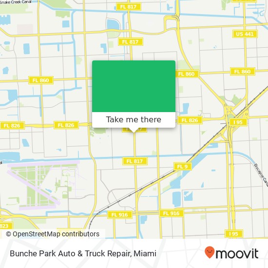 Bunche Park Auto & Truck Repair map