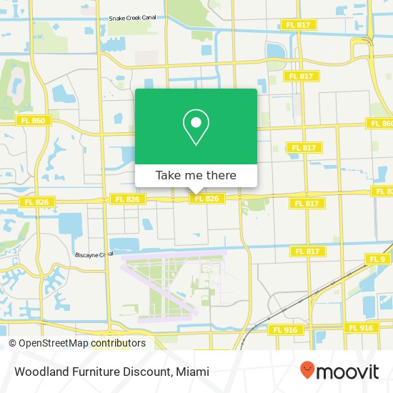 Mapa de Woodland Furniture Discount