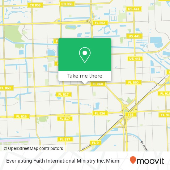 Mapa de Everlasting Faith International Ministry Inc