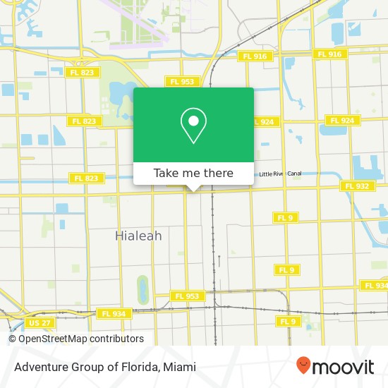 Adventure Group of Florida map