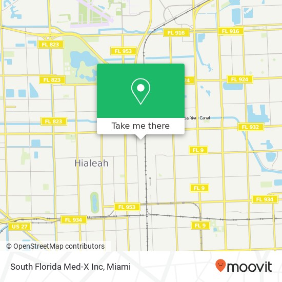 Mapa de South Florida Med-X Inc