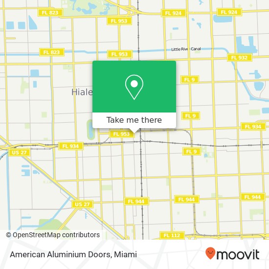 Mapa de American Aluminium Doors