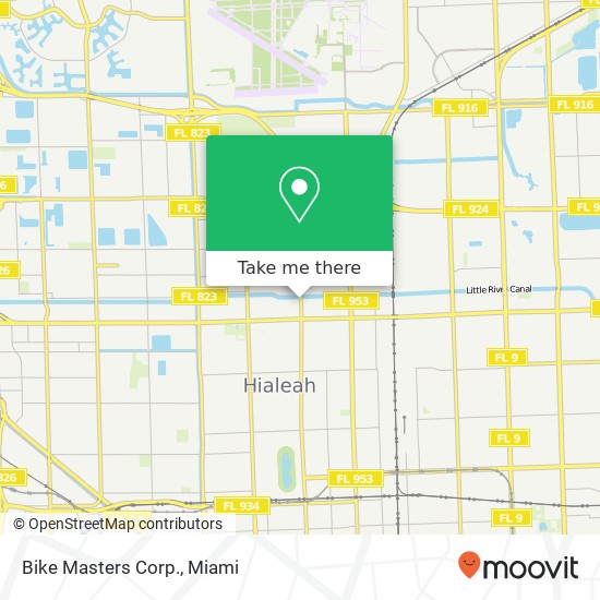 Bike Masters Corp. map