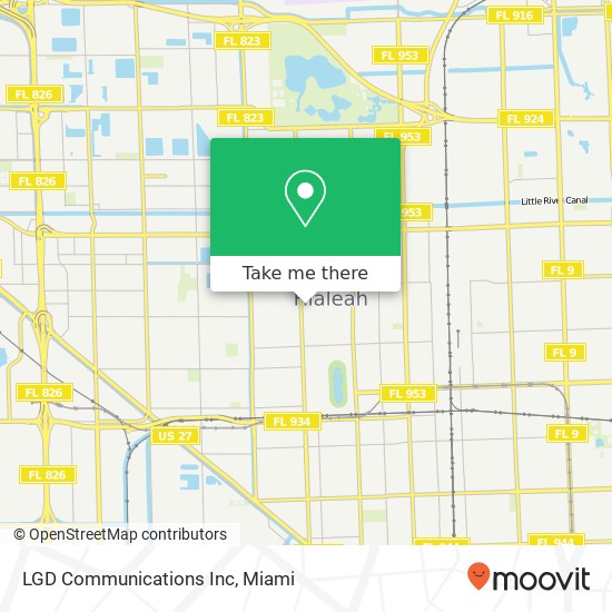 Mapa de LGD Communications Inc