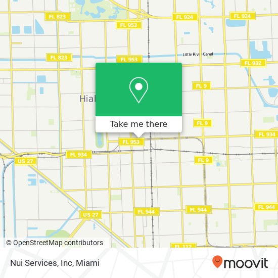 Nui Services, Inc map