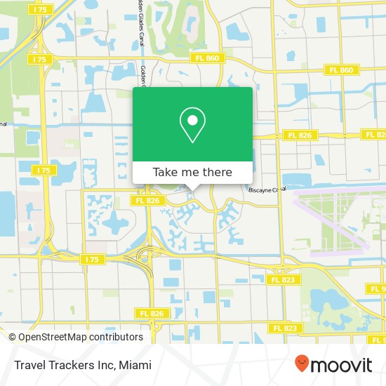 Mapa de Travel Trackers Inc